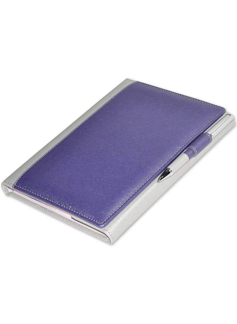 FIS A5 Notebook Single Line 2tone Italian PU Jacket with Magnetic Flap & Pen, Multicolor 120-Sheets - FSNBEXA51701 - Image 1